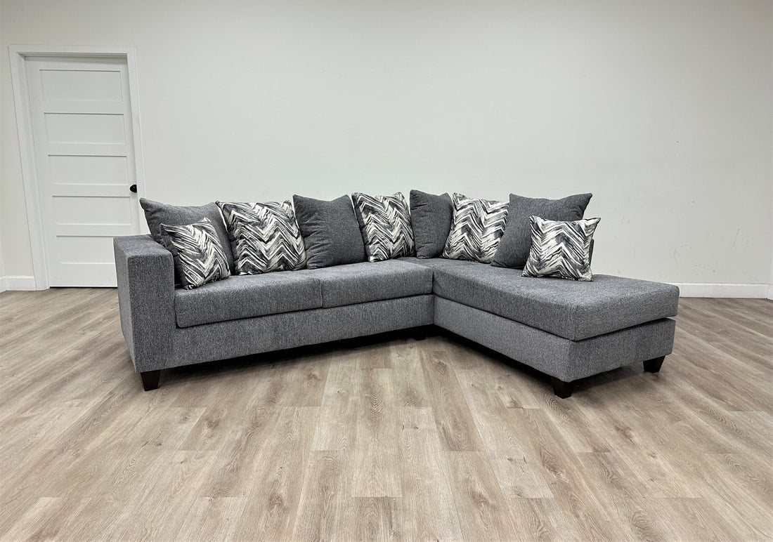 110 - Charcoal Sectional