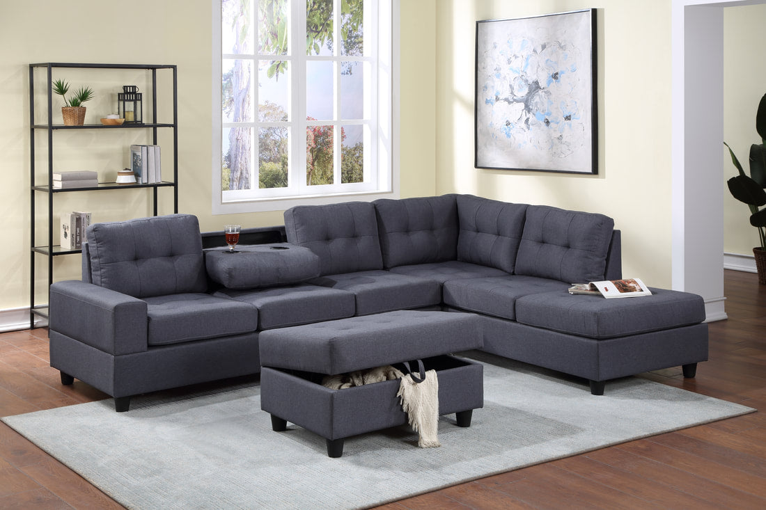 32Heights-Reversible Sectional + Ottoman