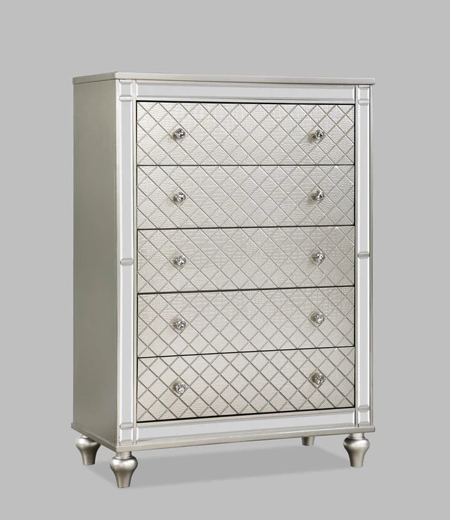 SETB1680 CRISTIAN BEDROOM GROUP CHAMPAGNE