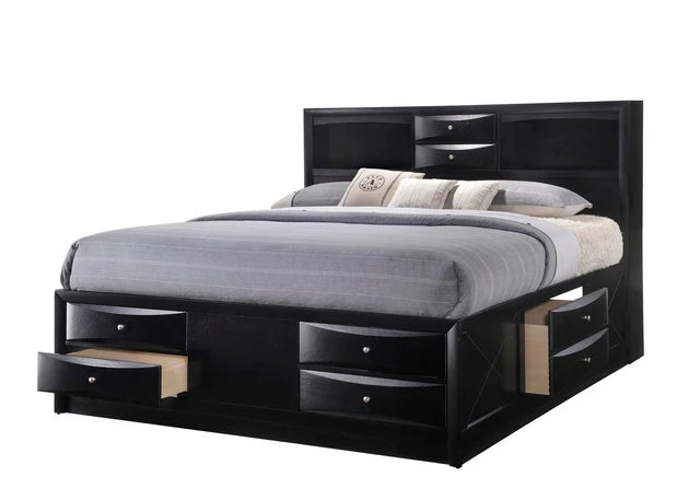 SETB4285 EMILY BLACK STORAGE BEDROOM