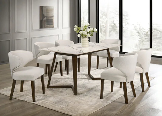 CAVA10 Dining Table + 6 Chair Set