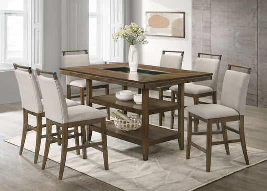 Tommy40 - Counter Height Table & 6 Chairs Set