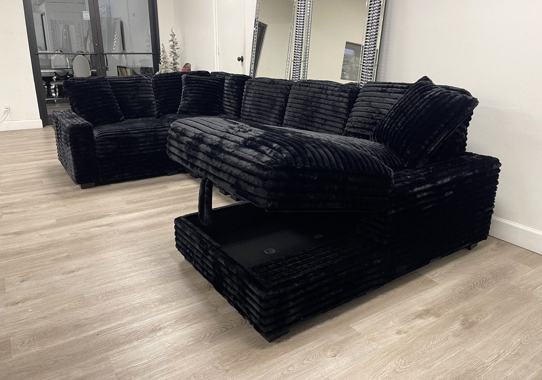 ALISSON BLACK Sectional *NEW ARRIVAL*