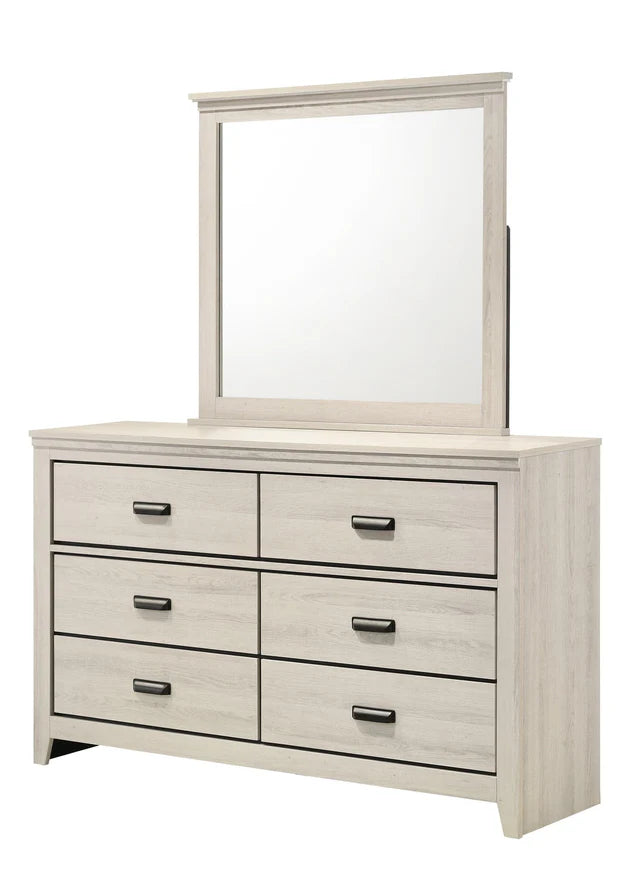 SETB6810 CARTER BEDROOM GROUP WHITE