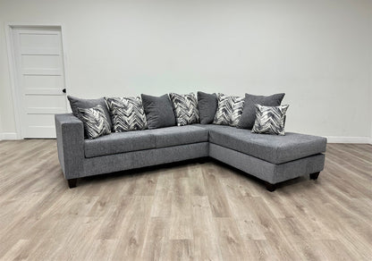 110 - Charcoal Sectional