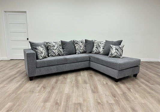 110 - Charcoal Sectional