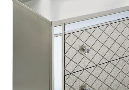SETB1680 CRISTIAN BEDROOM GROUP CHAMPAGNE