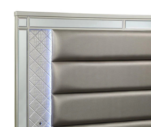 SETB1680 CRISTIAN BEDROOM GROUP CHAMPAGNE