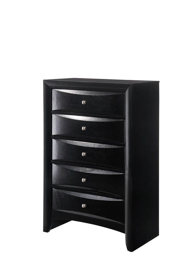 SETB4285 EMILY BLACK STORAGE BEDROOM