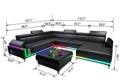 Optimus White Sectional