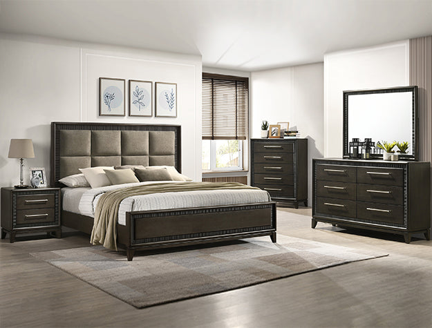 SETB6582 JAYMES WHITE MIST BEDROOM GROUP