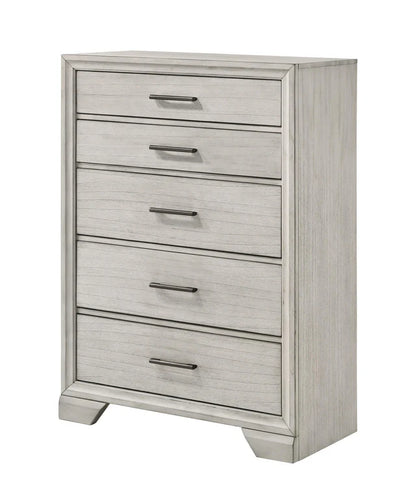 SETB6582 JAYMES WHITE MIST BEDROOM GROUP