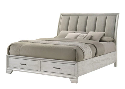 SETB6582 JAYMES WHITE MIST BEDROOM GROUP