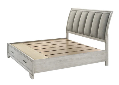SETB6582 JAYMES WHITE MIST BEDROOM GROUP