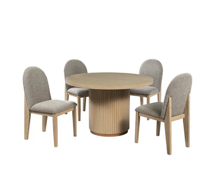 D400 Dining Table + 4 Chair Set