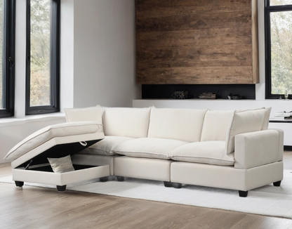 CLOUD2 Sand Linen Modular Sectional