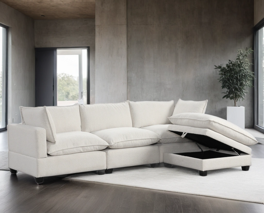 CLOUD2 - Boucle Modular Sectional (BOUCLE FABRIC)
