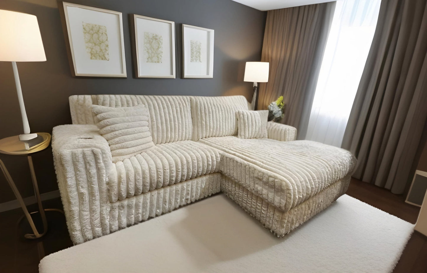 Relax Collection 2 PC Sectional Beige