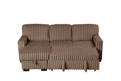 Poland Mocha Reversible Sectional With Pull-Out Bed *NEW ARRIVAL*