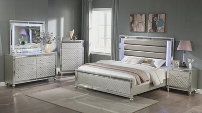 SETB1680 CRISTIAN BEDROOM GROUP CHAMPAGNE