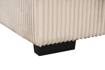 Silvia Beige - Reversible Sectional With Pull-Out Bed *NEW ARRIVAL*