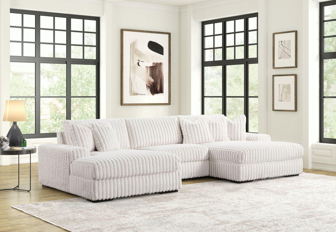 XL SUNDAY2 - BEIGE 3PC Sectional *NEW ARRIVAL*